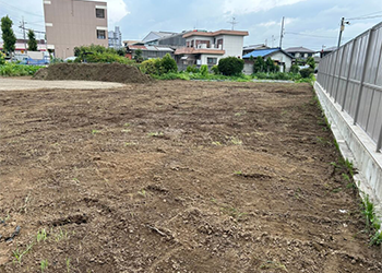 愛知県江南市内 整地工事
